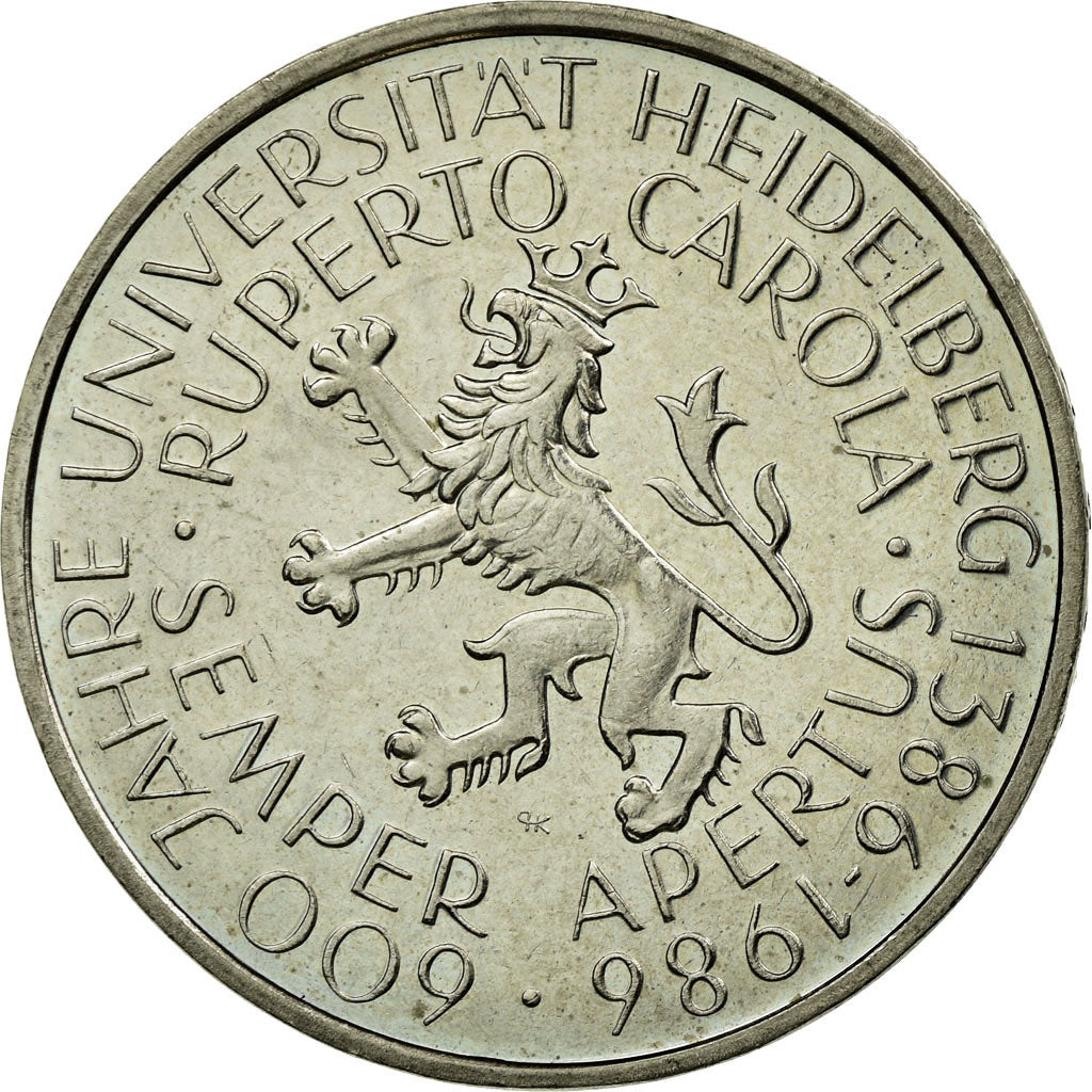 Coin, GERMANY - FEDERAL REPUBLIC, 5 Mark, 1986, Munich, Germany, AU(55-58)