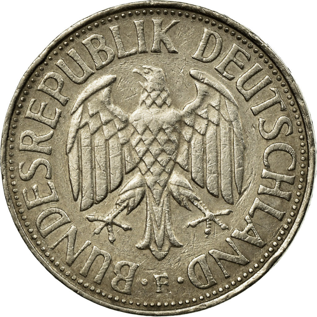 Moneta, Niemcy - RFN, Mark, 1971, Stuttgart, VF(20-25), Miedź-Nikiel, KM:110