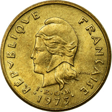 Coin, New Hebrides, 2 Francs, 1973, Paris, EF(40-45), Nickel-brass, KM:5.2
