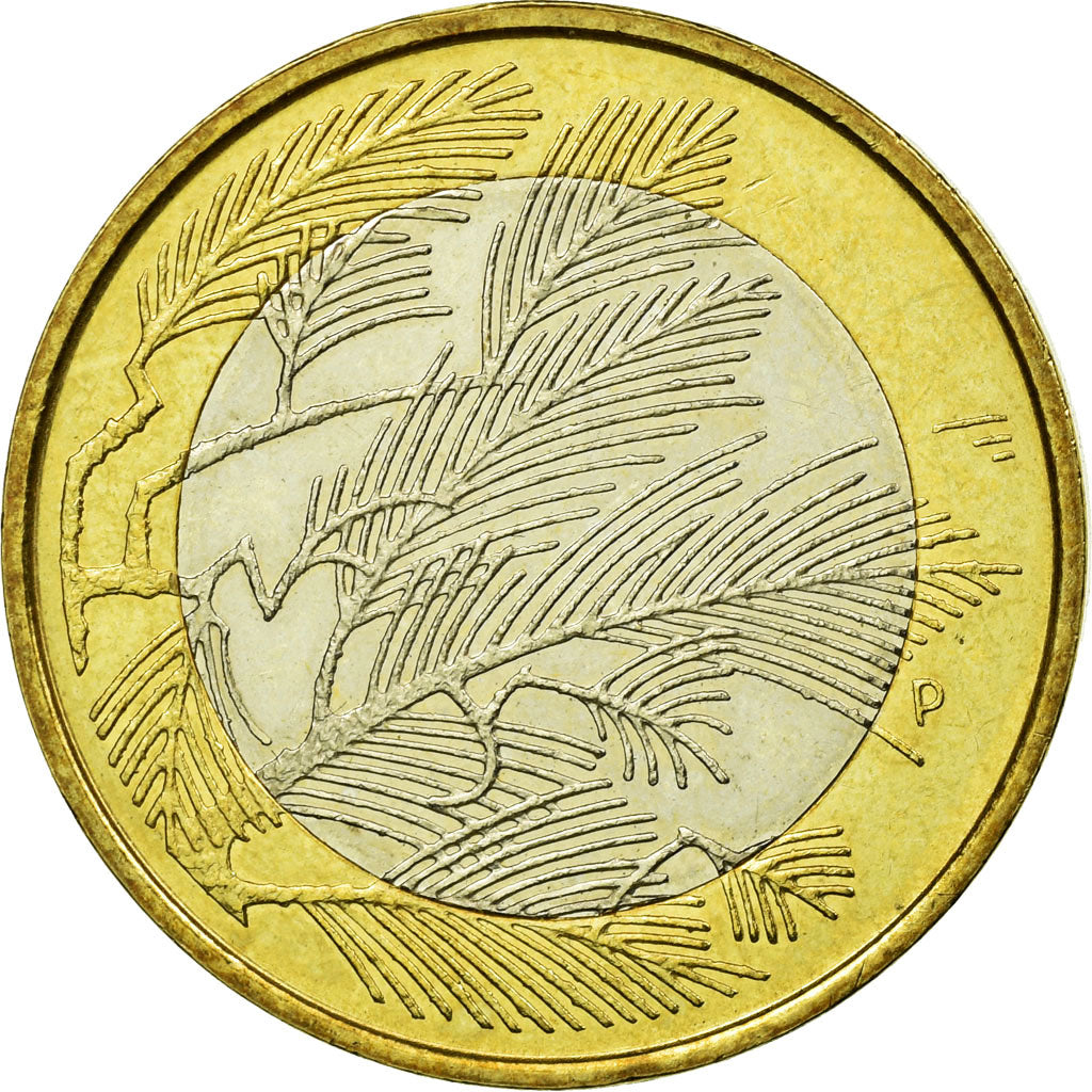 Finlandia, 5 Euro, 2014, BB, Bi-metallico