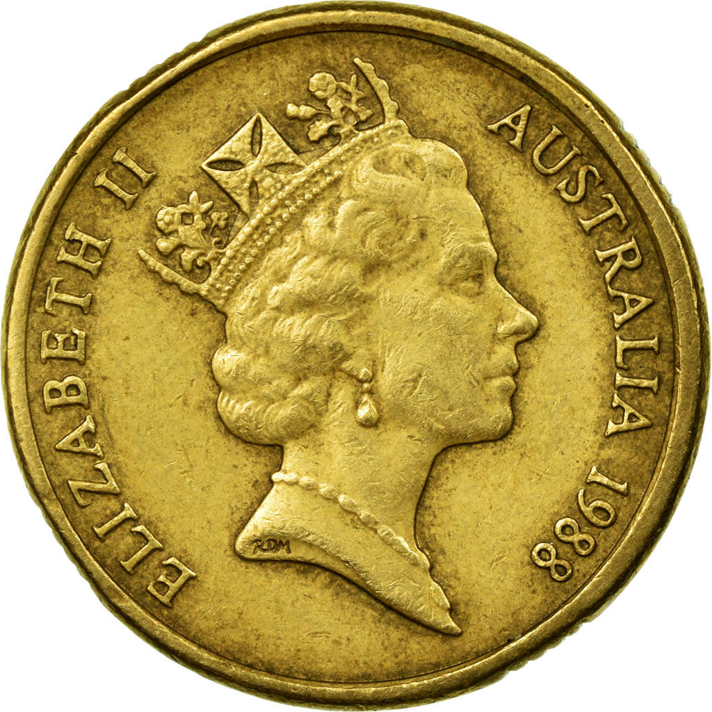 Monnaie, Australie, Elizabeth II, 2 Dollars, 1988, TTB+, Aluminum-Bronze, KM:101