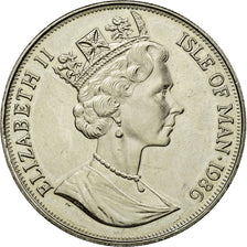 Monnaie, Isle of Man, Elizabeth II, Crown, 1986, Pobjoy Mint, TTB