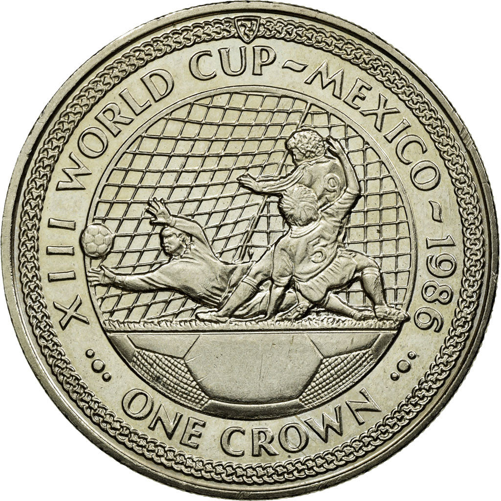 Monnaie, Isle of Man, Elizabeth II, Crown, 1986, Pobjoy Mint, TTB