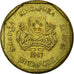 Coin, Singapore, Dollar, 1987, British Royal Mint, VF(30-35), Aluminum-Bronze