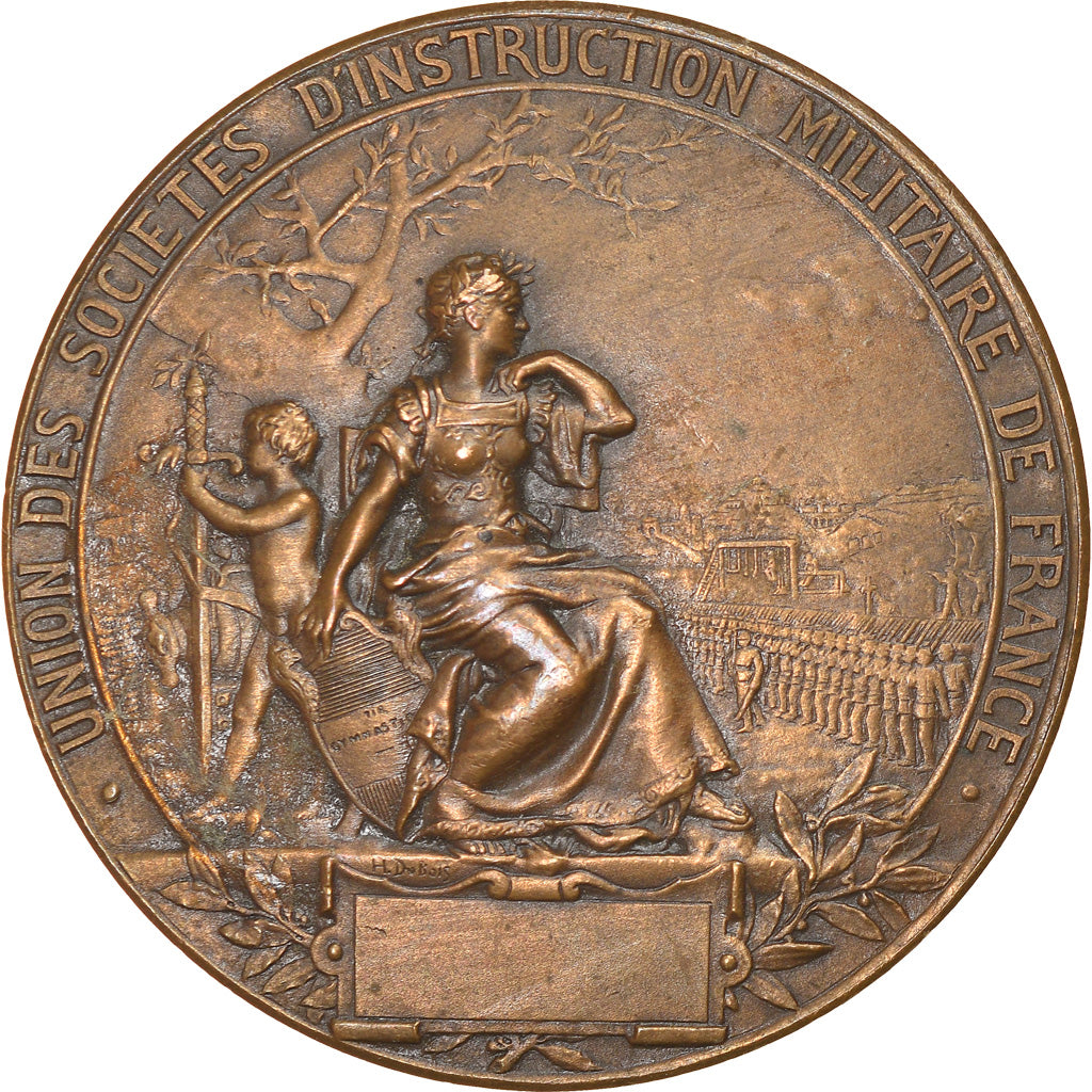 France, Médaille, Union des Société d'Instruction Militaire de France
