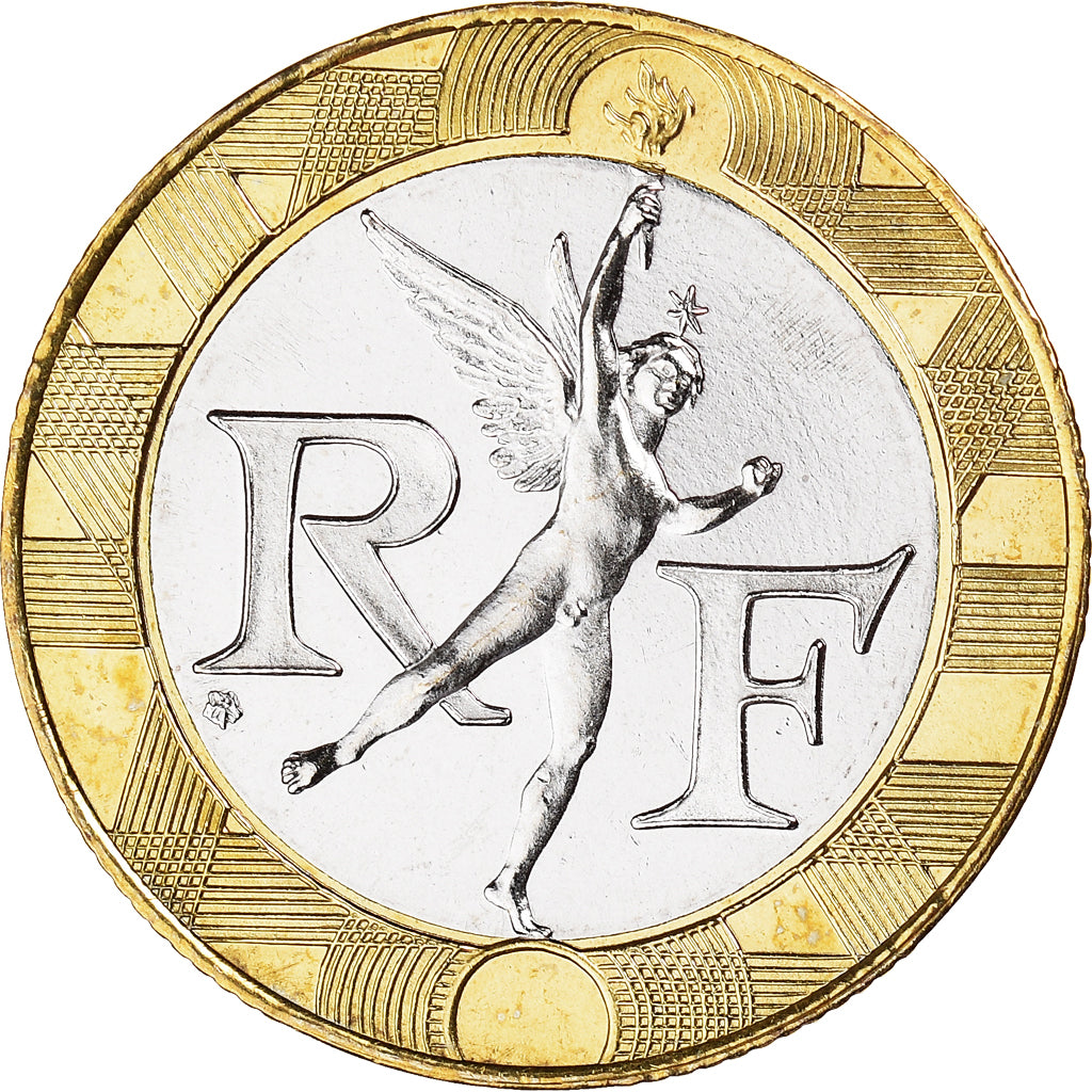 Coin, France, Génie, 10 Francs, 2001, Paris, BU, MS(65-70), Aluminum-Bronze