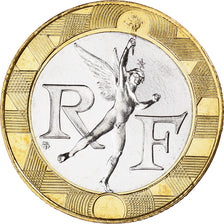 Coin, France, Génie, 10 Francs, 2001, Paris, BU, MS(65-70), Aluminum-Bronze