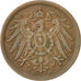 Coin, GERMANY - EMPIRE, Wilhelm II, 2 Pfennig, 1912, Muldenhütten, EF(40-45)
