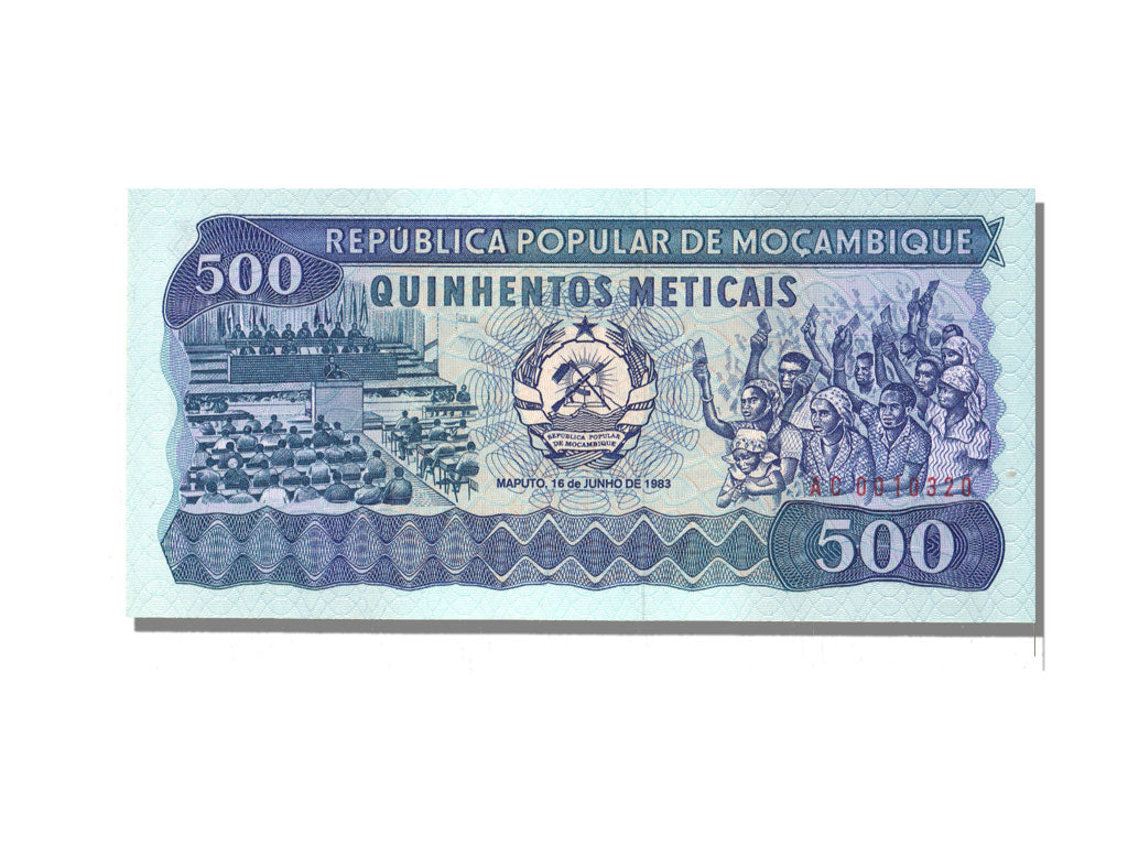 Mozambique, 500 Meticais, 1983, KM #131a, 1983-06-16, UNC(65-70), AC 0010320