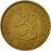 Moneta, Finlandia, 10 Pennia, 1971, BB, Alluminio-bronzo, KM:46