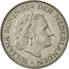 Coin, Netherlands, Juliana, Gulden, 1967, EF(40-45), Silver, KM:184
