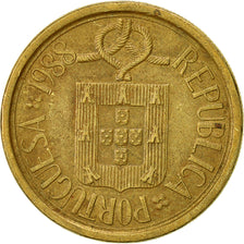 Monnaie, Portugal, 10 Escudos, 1988, TTB, Nickel-brass, KM:633