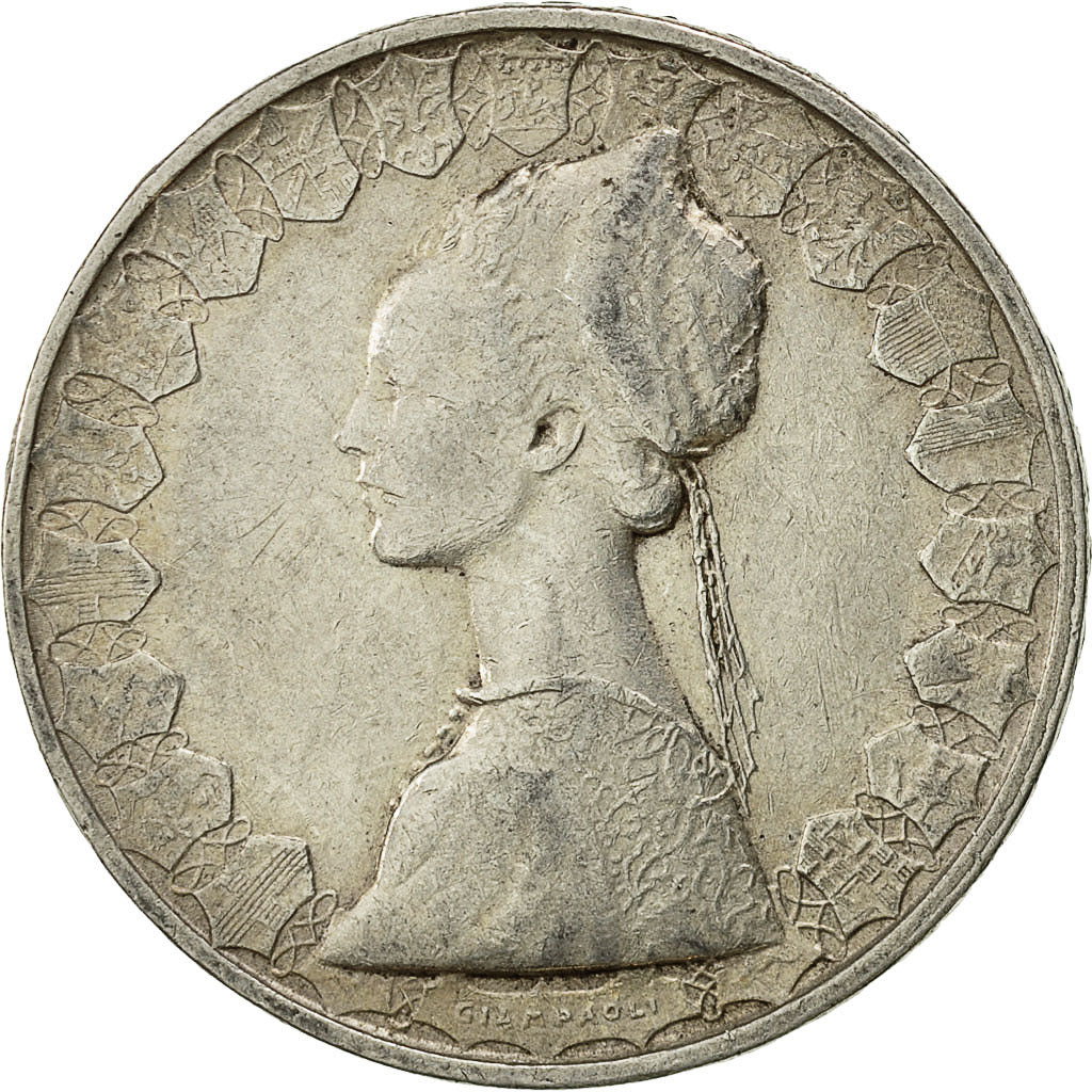 Coin, Italy, 500 Lire, 1958, Rome, EF(40-45), Silver, KM:98