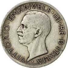 Italy, Vittorio Emanuele III, 5 Lire, 1927, Rome, EF(40-45), Silver, KM:67.1