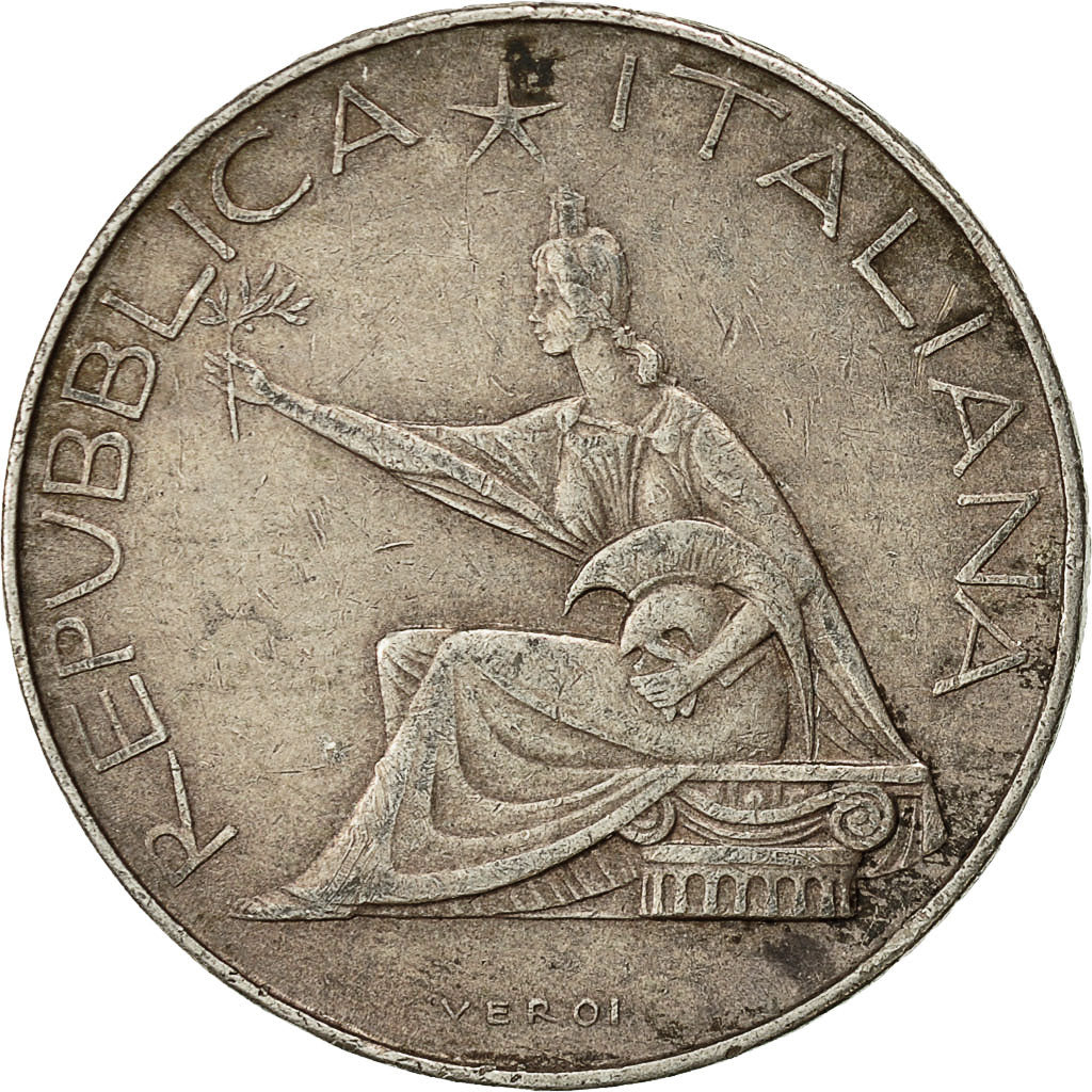 Coin, Italy, 500 Lire, 1961, Rome, VF(20-25), Silver, KM:99