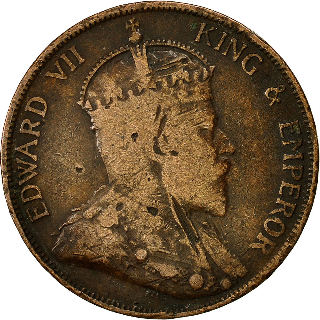 Coin, Hong Kong, Edward VII, Cent, 1902, VF(20-25), Bronze, KM:11