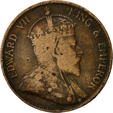 Coin, Hong Kong, Edward VII, Cent, 1902, VF(20-25), Bronze, KM:11