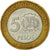 Moneta, Republika Dominikany, 5 Pesos, 1997, VF(20-25), Bimetaliczny, KM:88