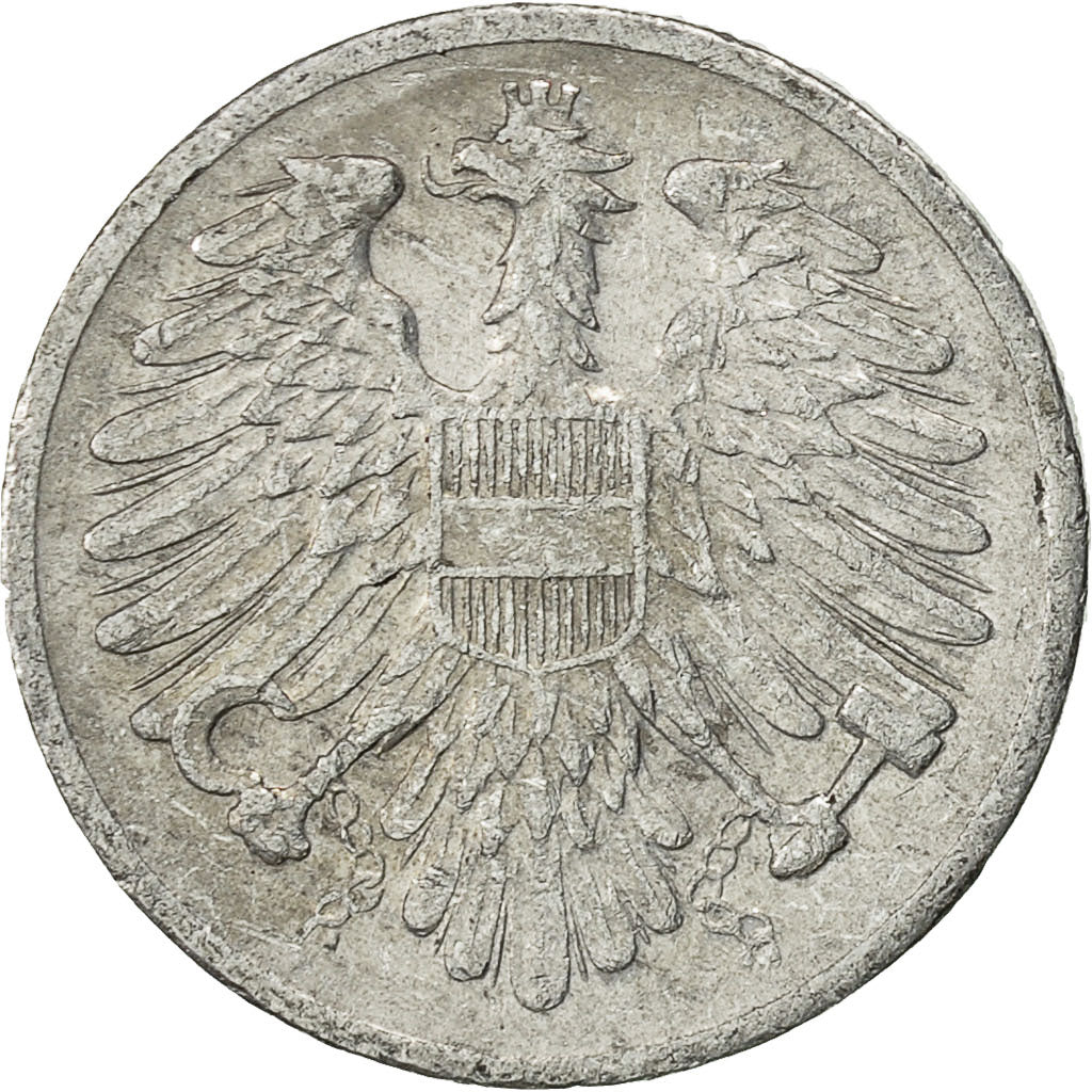 Coin, Austria, 2 Groschen, 1952, VF(20-25), Aluminum, KM:2876
