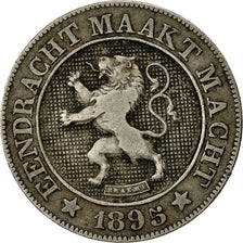 Monnaie, Belgique, Leopold II, 10 Centimes, 1895, TB+, Copper-nickel, KM:43