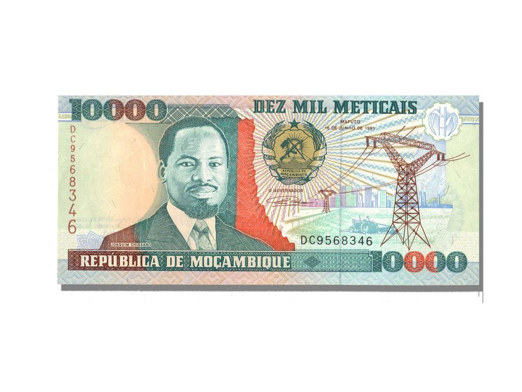 Mozambique, 10,000 Meticais, 1991, KM #137, 1991-06-16, UNC(65-70), DC9568346