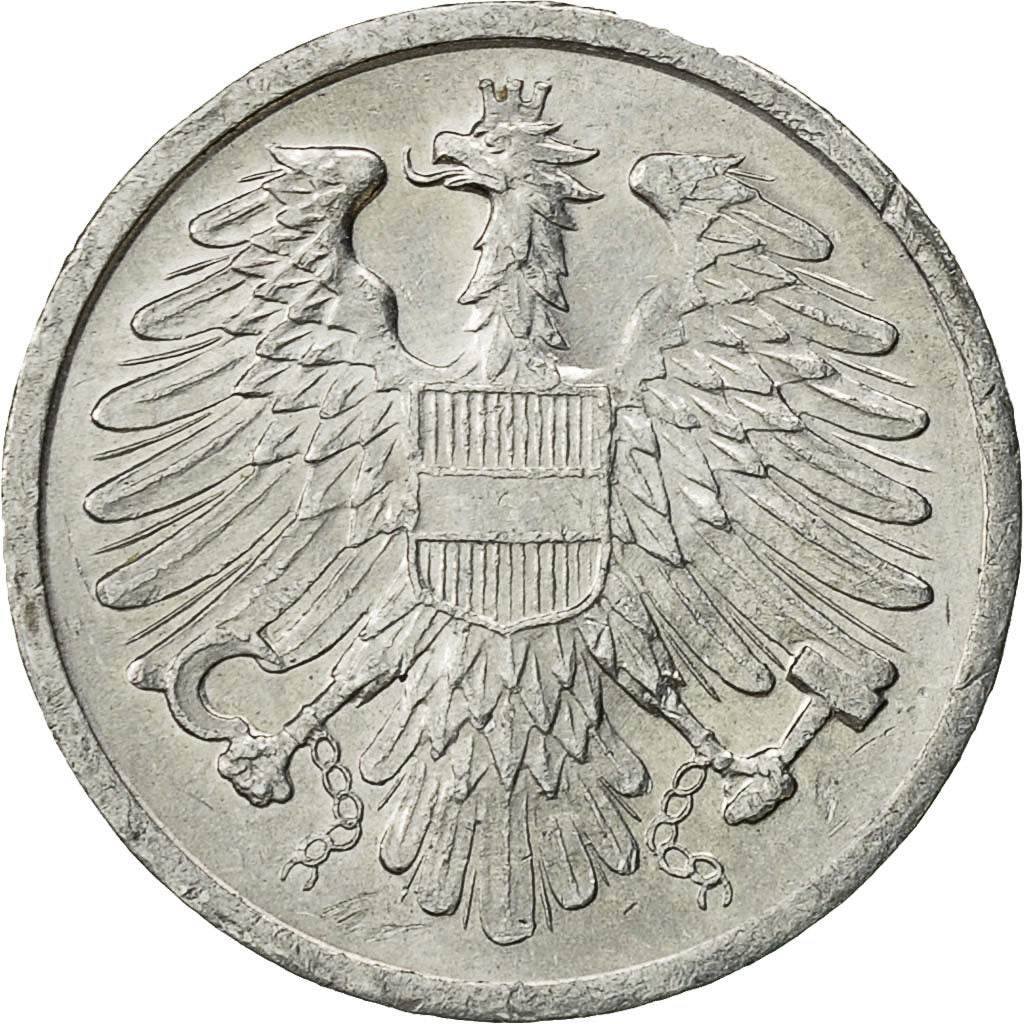 Münze, Österreich, 2 Groschen, 1973, SS, Aluminium, KM:2876
