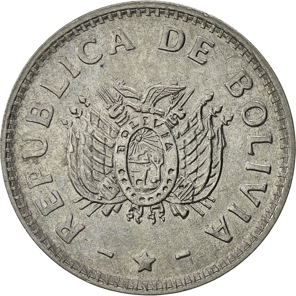 Coin, Bolivia, 10 Centavos, 1991, VF(30-35), Stainless Steel, KM:202