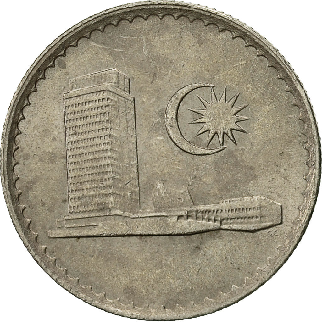 Coin, Malaysia, 5 Sen, 1979, Franklin Mint, VF(20-25), Copper-nickel, KM:2