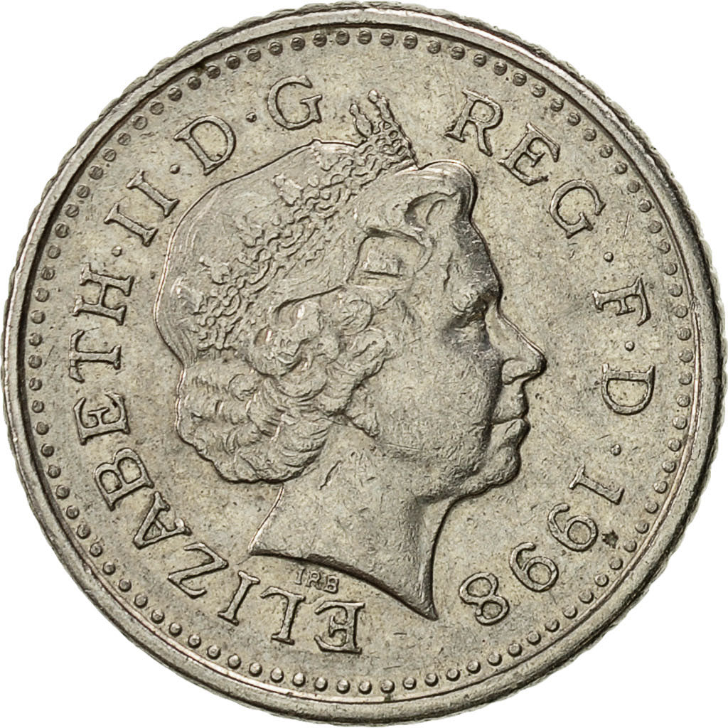 Coin, Great Britain, Elizabeth II, 5 Pence, 1998, EF(40-45), Copper-nickel