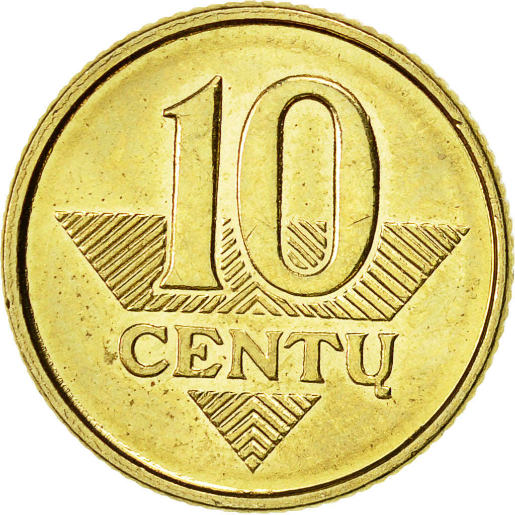 Münze, Lithuania, 10 Centu, 2009, SS, Nickel-brass, KM:106