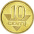 Moneta, Litwa, 10 Centu, 2009, EF(40-45), Mosiądz niklowy, KM:106