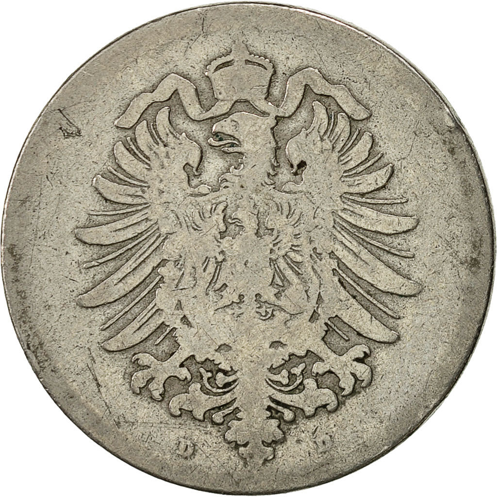 Monnaie, GERMANY - EMPIRE, Wilhelm I, 10 Pfennig, 1876, Munich, TB