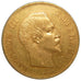 FRANCE, Napoléon III, 100 Francs, 1856, Paris, AU(55-58), Gold, Gadoury #1135, 3