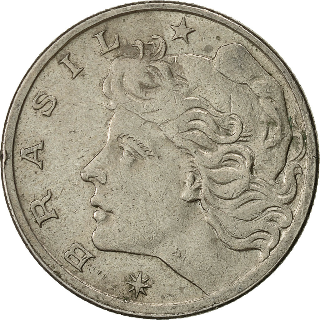 Moneta, Brasile, 10 Centavos, 1970, MB, Rame-nichel, KM:578.2