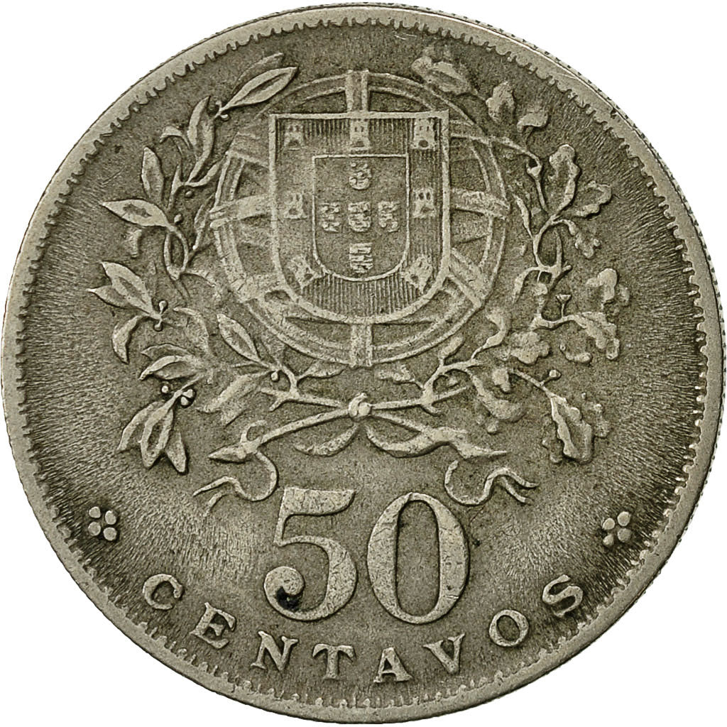 Moneta, Portogallo, 50 Centavos, 1965, MB+, Rame-nichel, KM:577