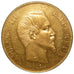 FRANCE, Napoléon III, 100 Francs, 1858, Paris, AU(55-58), Gold, Gadoury #1135, 3