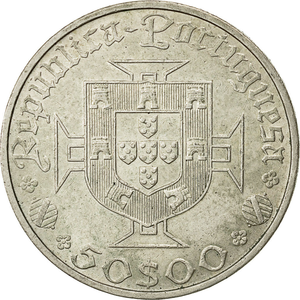 Monnaie, Portugal, 50 Escudos, 1969, SUP, Argent, KM:598