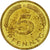 Moneda, ALEMANIA - REPÚBLICA FEDERAL, 5 Pfennig, 1980, Karlsruhe, BC+, Latón