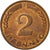 Coin, GERMANY - FEDERAL REPUBLIC, 2 Pfennig, 1967, Hambourg, EF(40-45), Bronze