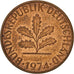 Münze, Bundesrepublik Deutschland, 2 Pfennig, 1974, Hambourg, S+, Copper Plated