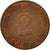Coin, GERMANY - FEDERAL REPUBLIC, 2 Pfennig, 1974, Stuttgart, VF(30-35), Copper
