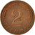 Coin, GERMANY - FEDERAL REPUBLIC, 2 Pfennig, 1977, Karlsruhe, AU(50-53), Copper