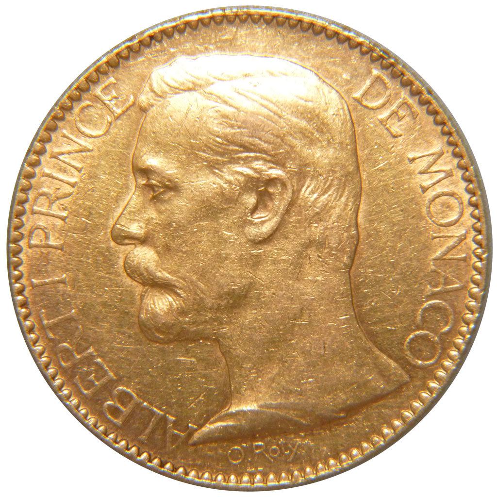 Albert Ier, Monaco, 100 Francs or