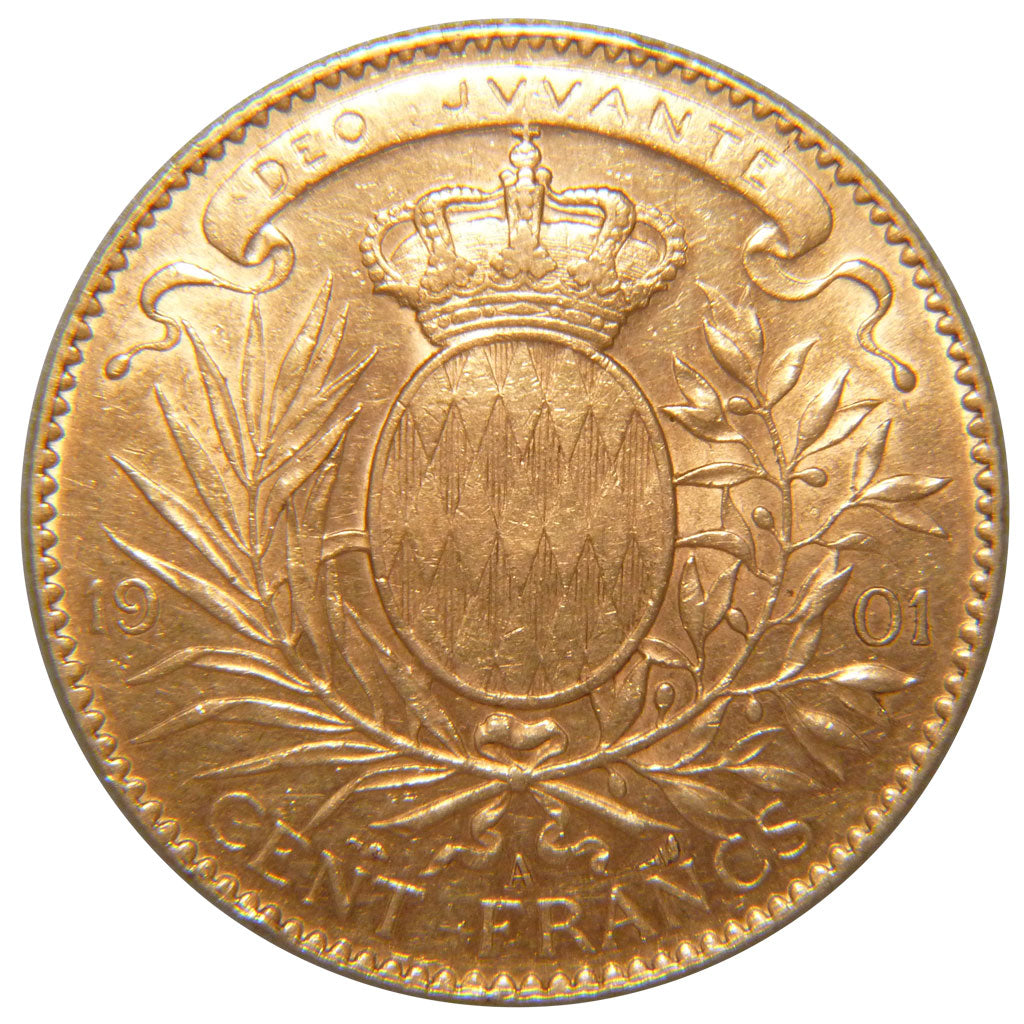Albert Ier, Monaco, 100 Francs or