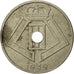 Moneda, Bélgica, 25 Centimes, 1939, BC+, Níquel - latón, KM:114.1