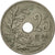 Moneta, Belgio, 25 Centimes, 1910, MB+, Rame-nichel, KM:69