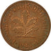 Coin, GERMANY - FEDERAL REPUBLIC, Pfennig, 1984, Hambourg, AU(50-53), Copper