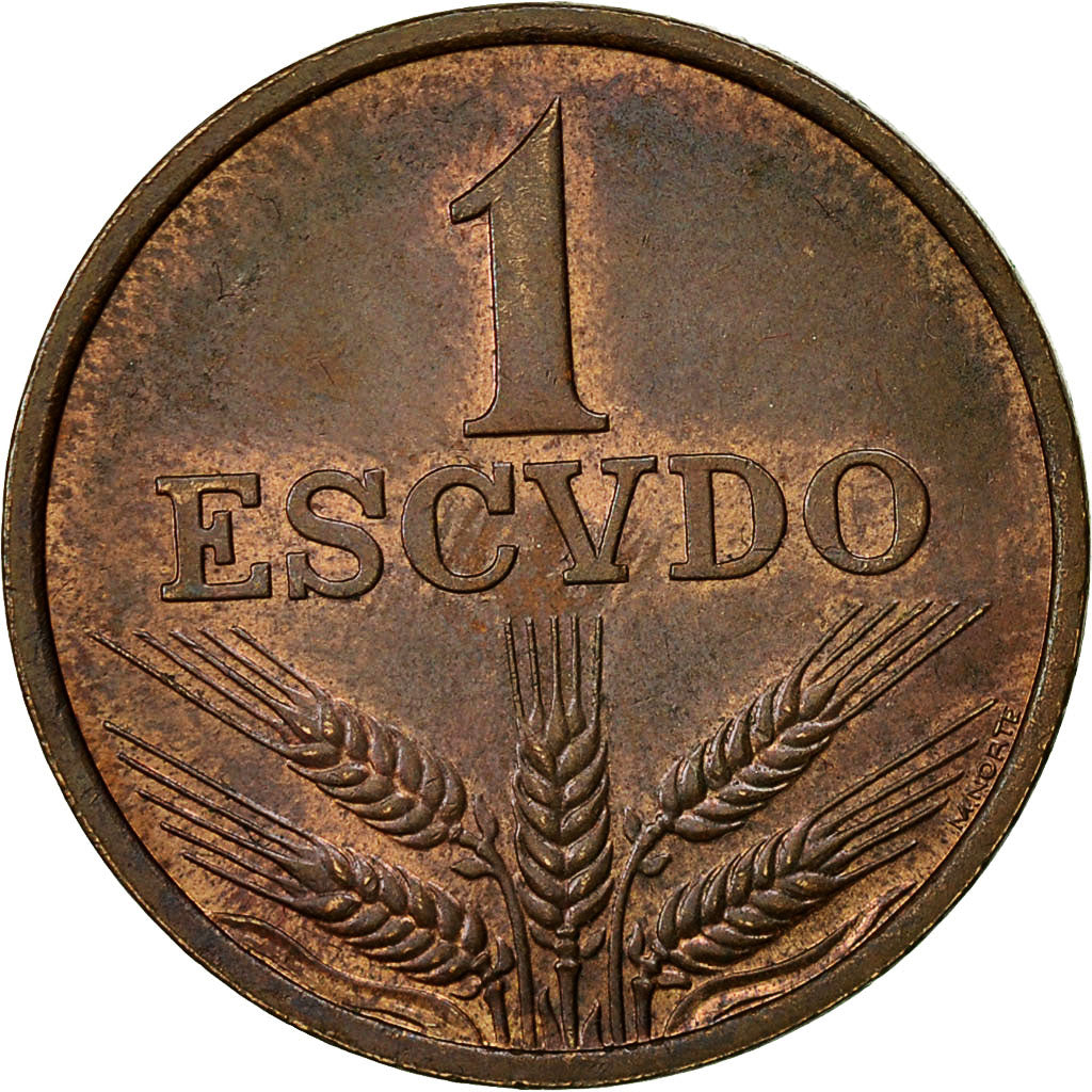 Moneta, Portogallo, Escudo, 1970, BB+, Bronzo, KM:597