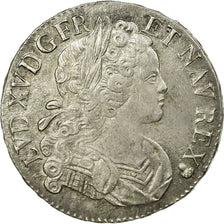 Coin, France, Louis XV, Écu de France-Navarre, Ecu, 1718, Reims, AU(50-53)
