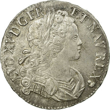 Moneda, Francia, Louis XV, Écu de France-Navarre, Ecu, 1718, Reims, MBC+